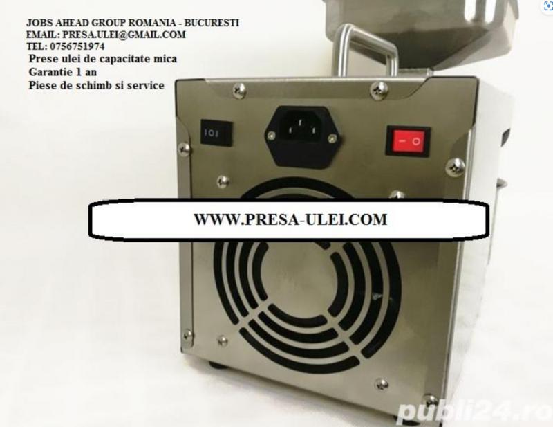 Presa ulei floarea soarelui 220V